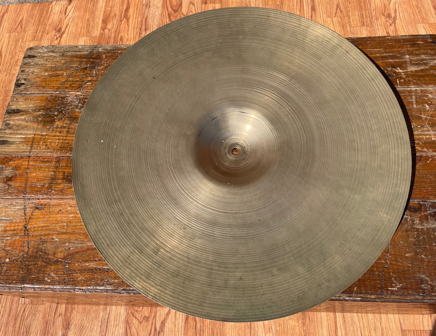 19" Zildjian A 1940s/1950s Trans Stamp Ride Cymbal 1954g #876 *Video Demo*