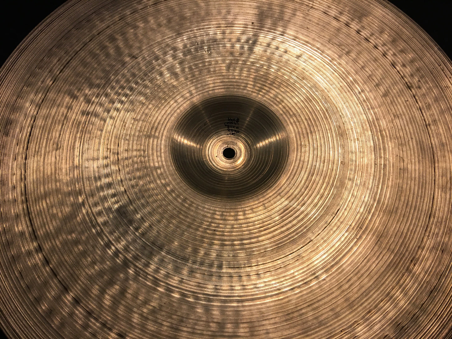 20" Zildjian A 1950s Small Stamp Ride Cymbal 2208g #688 *Sound File*