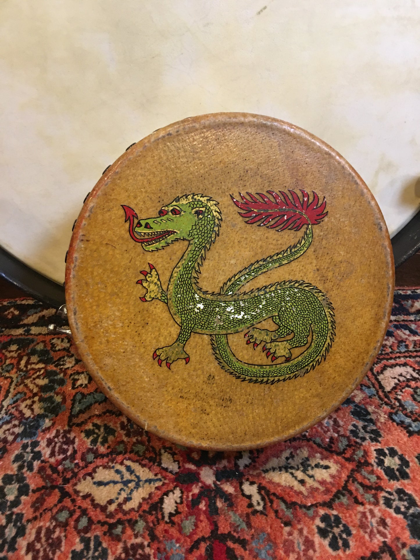 1920s/1930s Ludwig & Ludwig 4x10 Chinese Tack Dragon Tom Drum Leedy