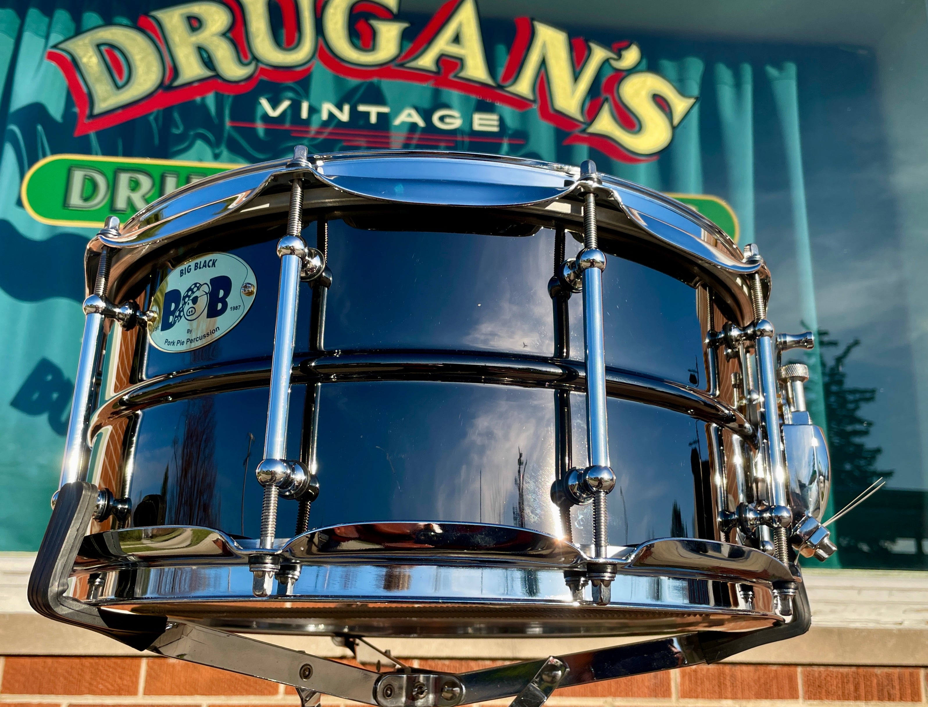 Pork pie big black snare drum hotsell