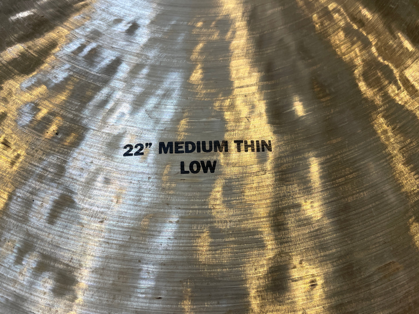 22" K Zildjian Constantinople K1119 Medium Thin Low Ride Cymbal 2464g #757