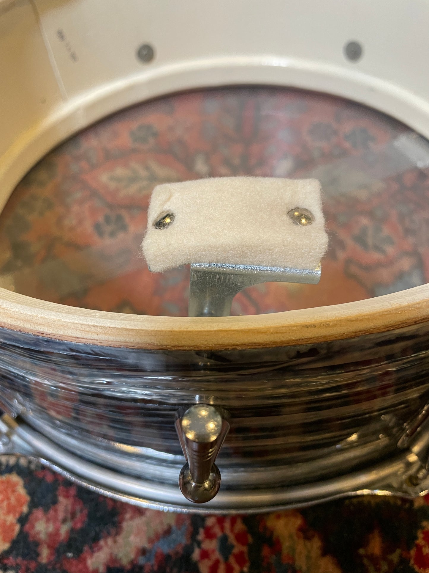 1966 Ludwig 5x14 Pioneer Snare Drum Oyster Blue Pearl