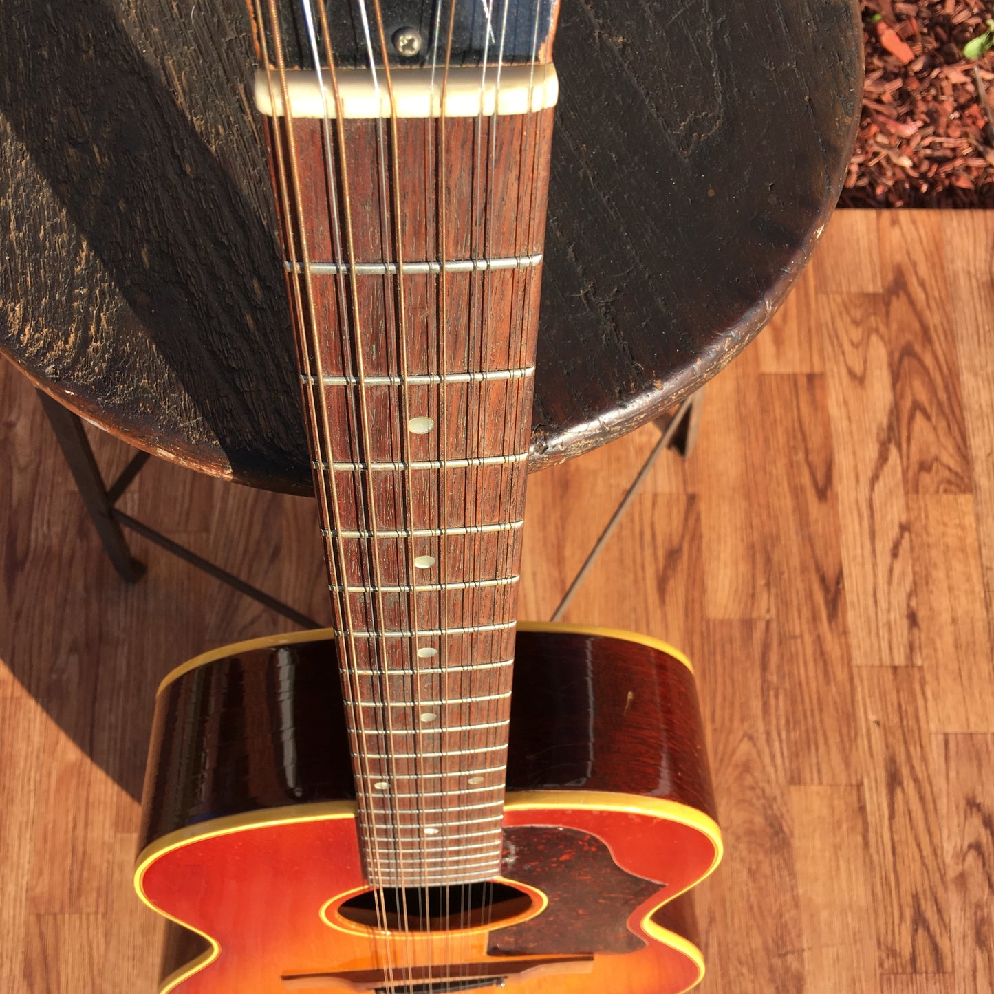 1966 Gibson B-25-12 Cherry Sunburst 12 String Acoustic Guitar