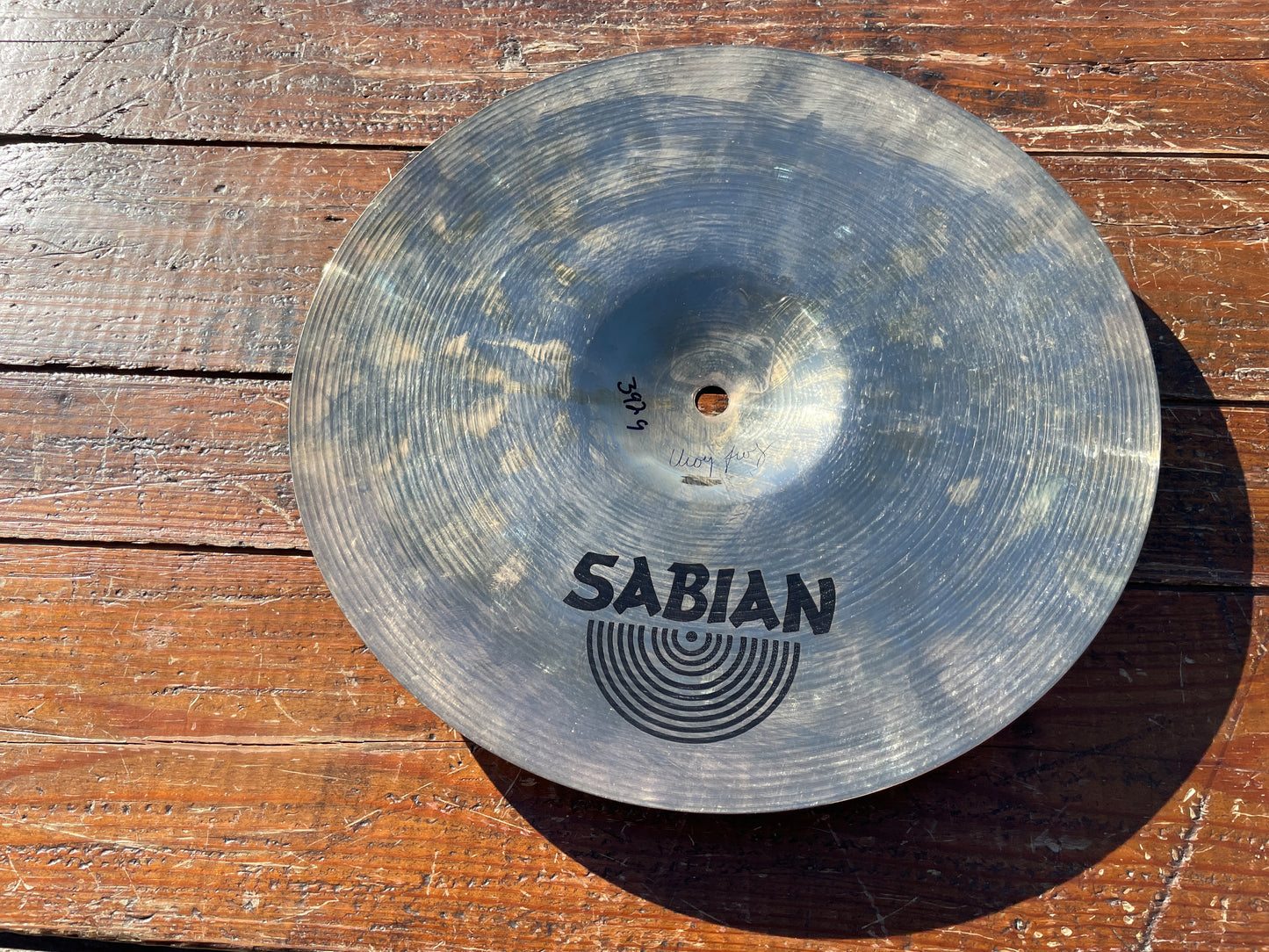12" Sabian Hand Hammered HH Splash Cymbal Brilliant 392g