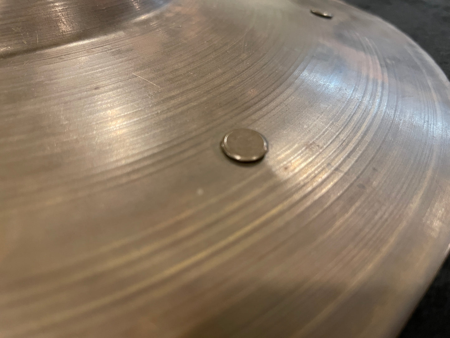 1920's-1930's 12" Sock Hat Style Sizzle Vaudeville Trap Cymbal 390g #719