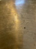 13" Zildjian A 1940s-50s Trans Stamp Hi-Hat Cymbal Pair 438/470g #739