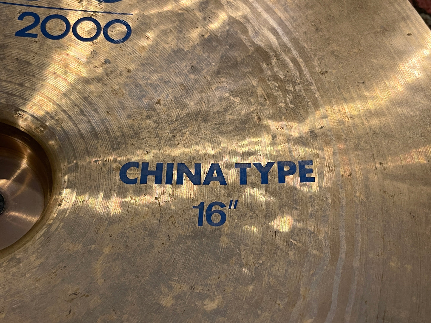 16" Paiste 2000 China Type Cymbal 840g