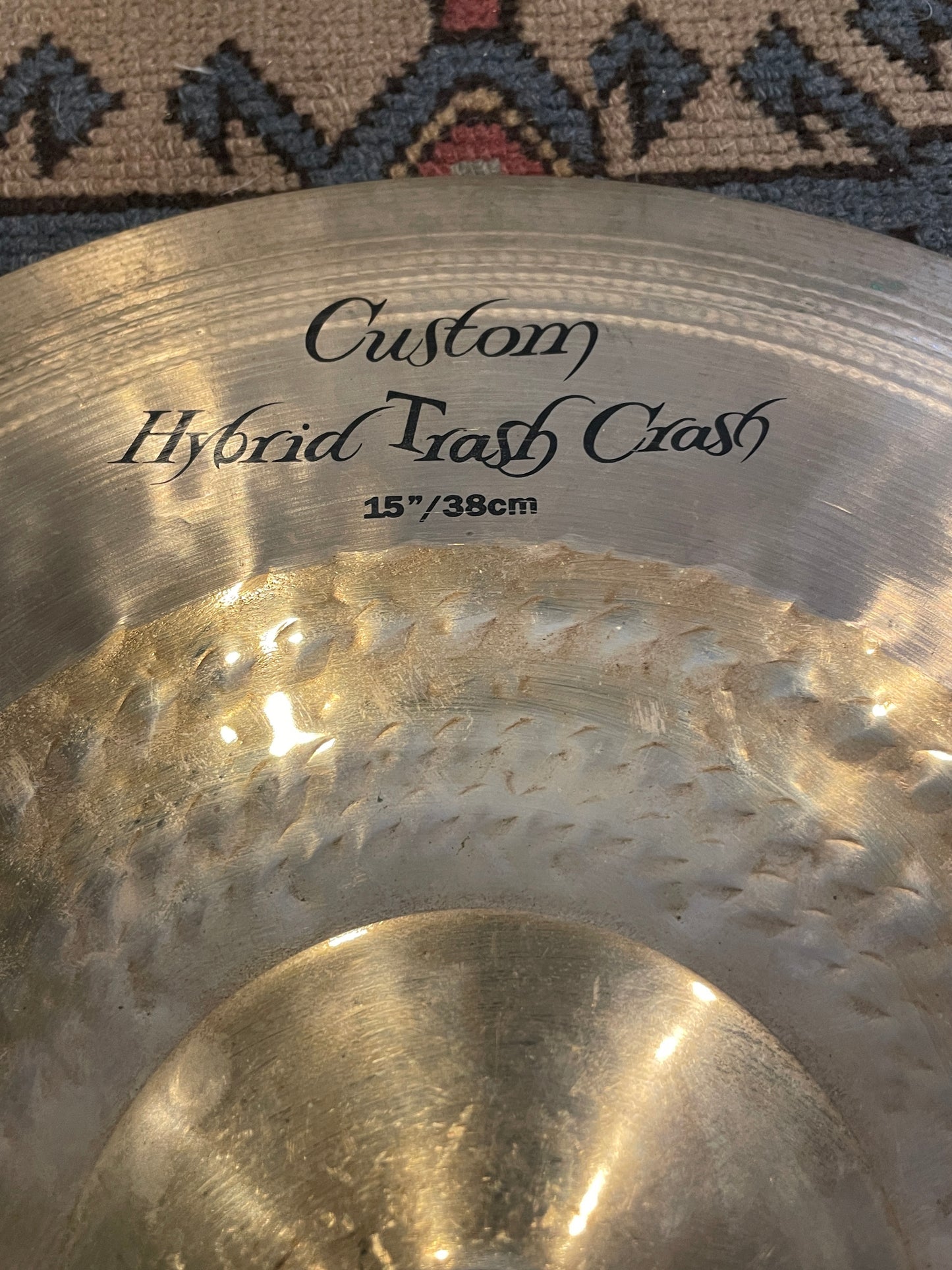 15" Zildjian K Custom Hybrid Trash Crash Cymbal 940g
