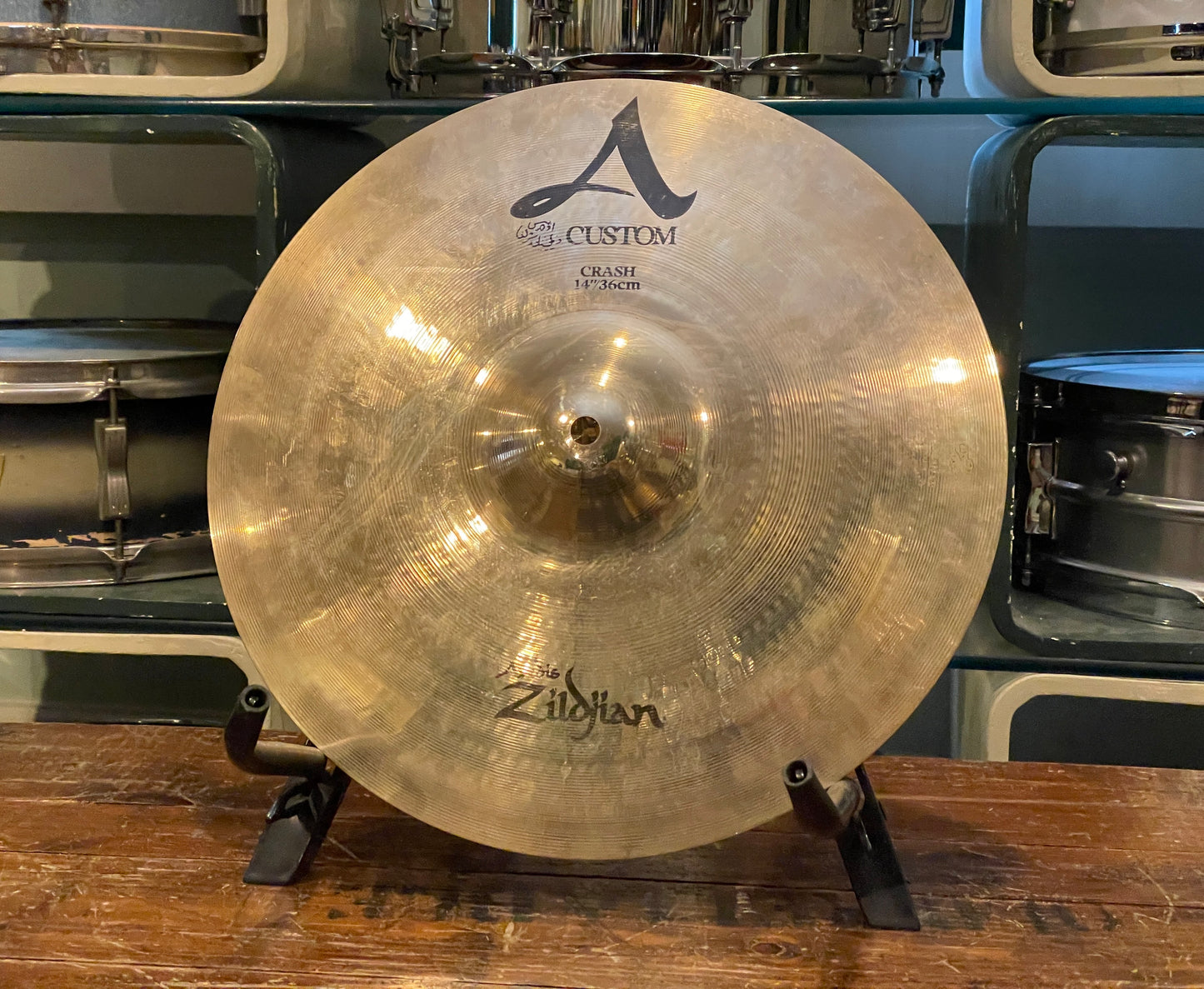 14" Zildjian A Custom Crash Cymbal 814g