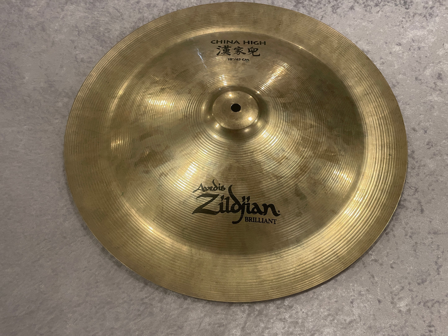 18" Zildjian A China High Cymbal Brilliant 1248g