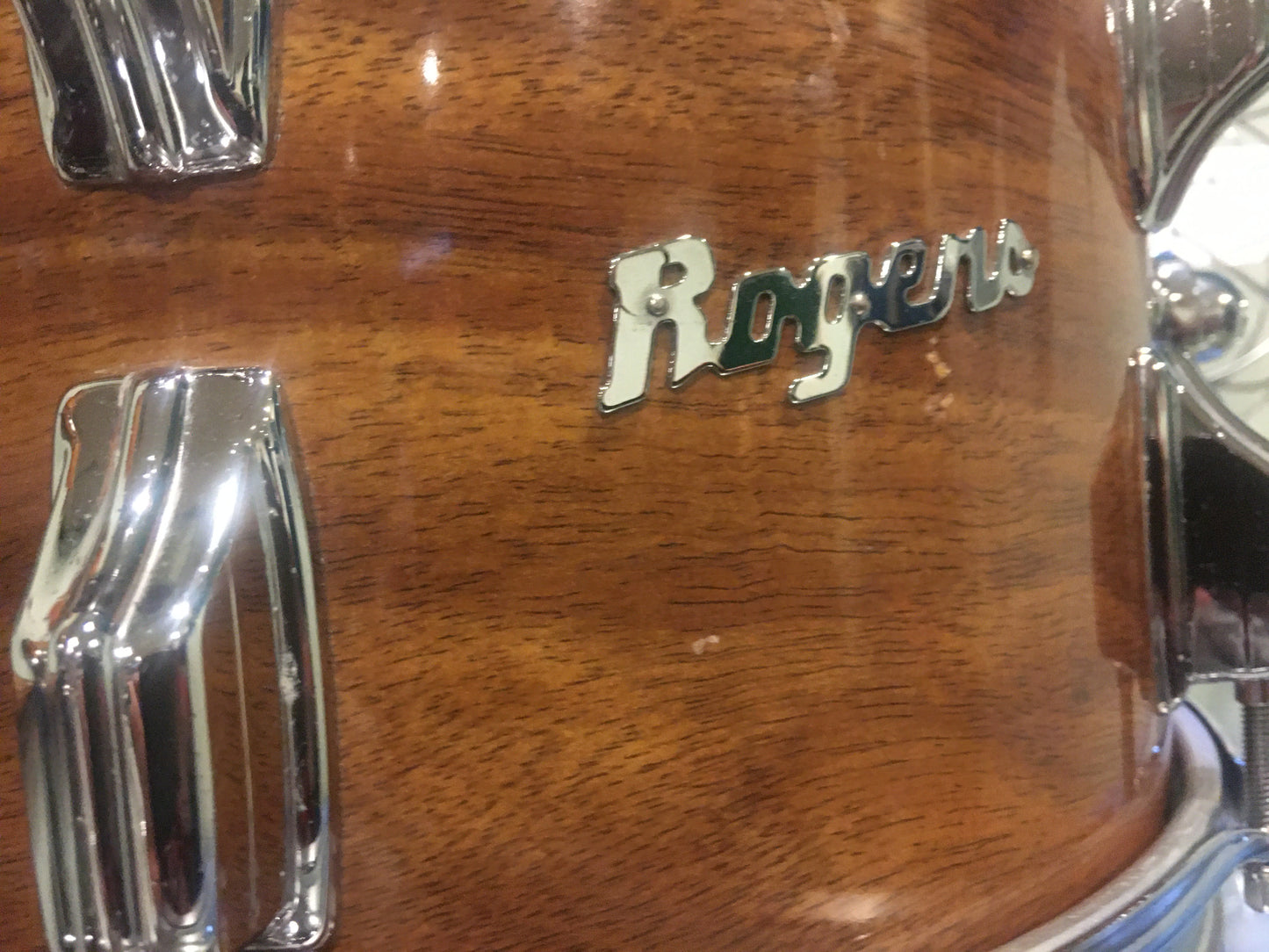 1970s Rogers 8x12 Koa Single Tom Drum - Swivomatic