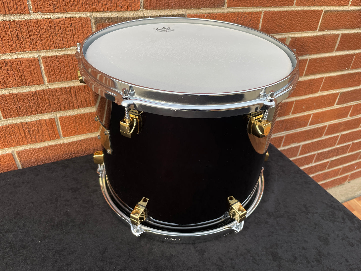 Yamaha 11x13 Maple Custom Hanging Tom Drum Solid Black