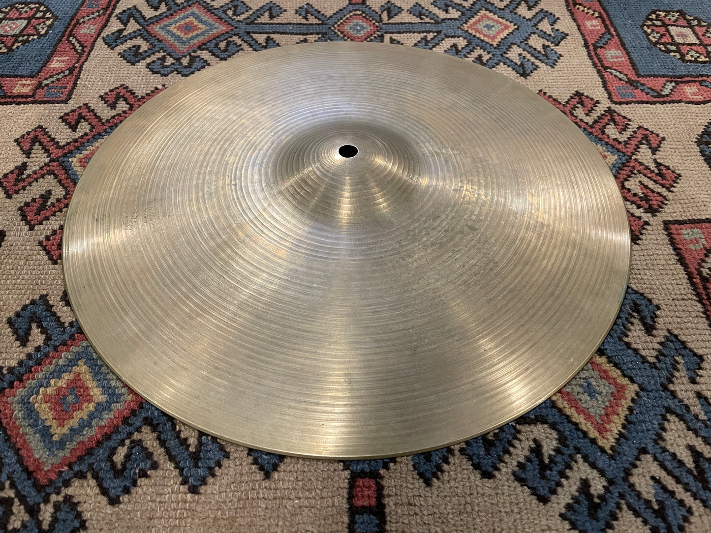 15" Zildjian A 1960s New Beat Bottom Hi-Hat Cymbal Single 1594g