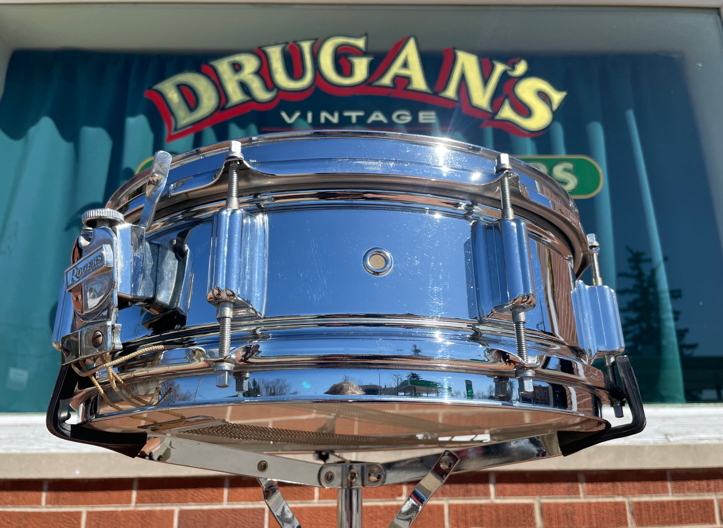 1960s Rogers 5x14 Powertone Snare Drum Cleveland Era COB
