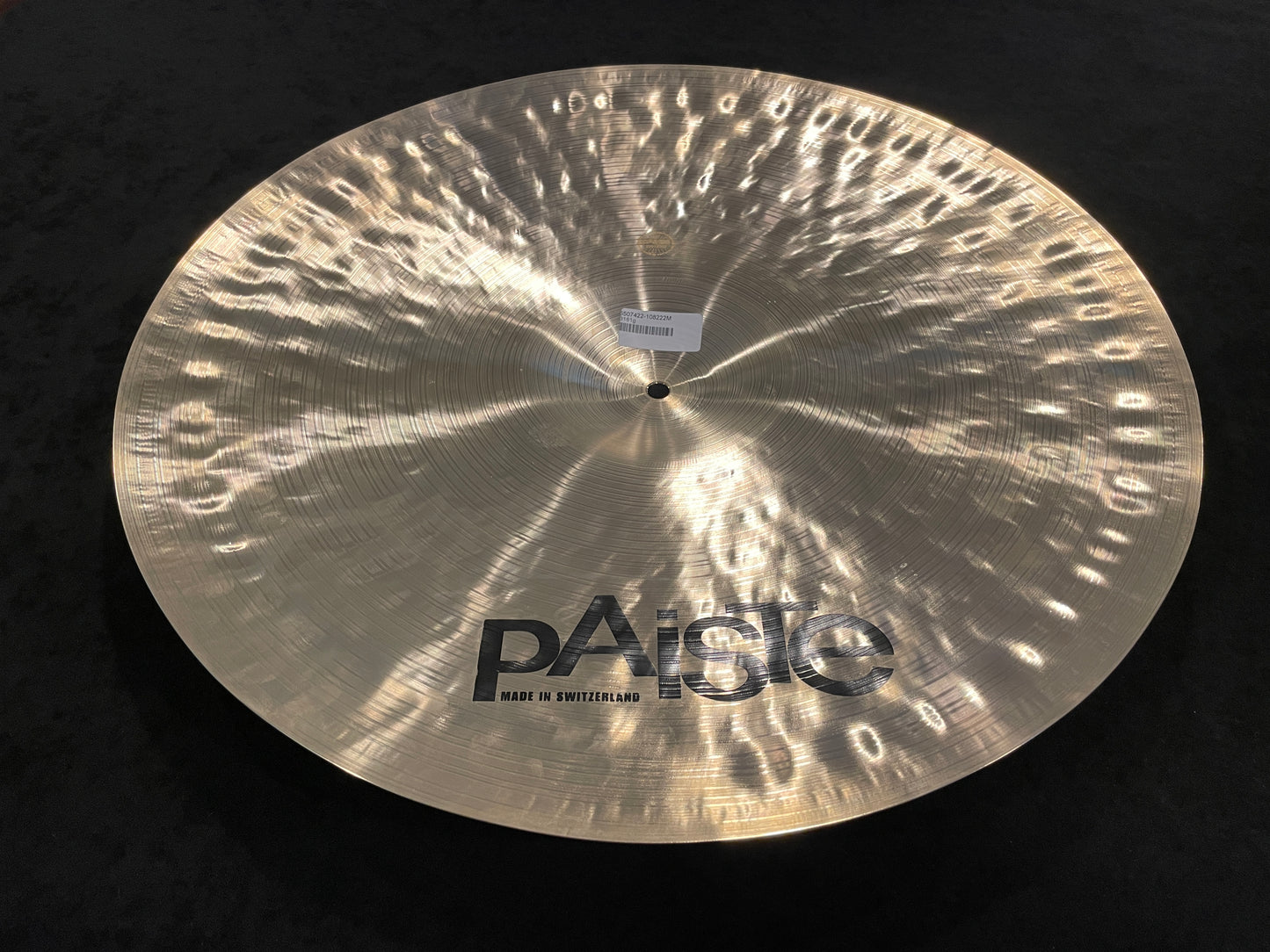 22" Paiste Masters Dark Crisp Ride Cymbal 3181g