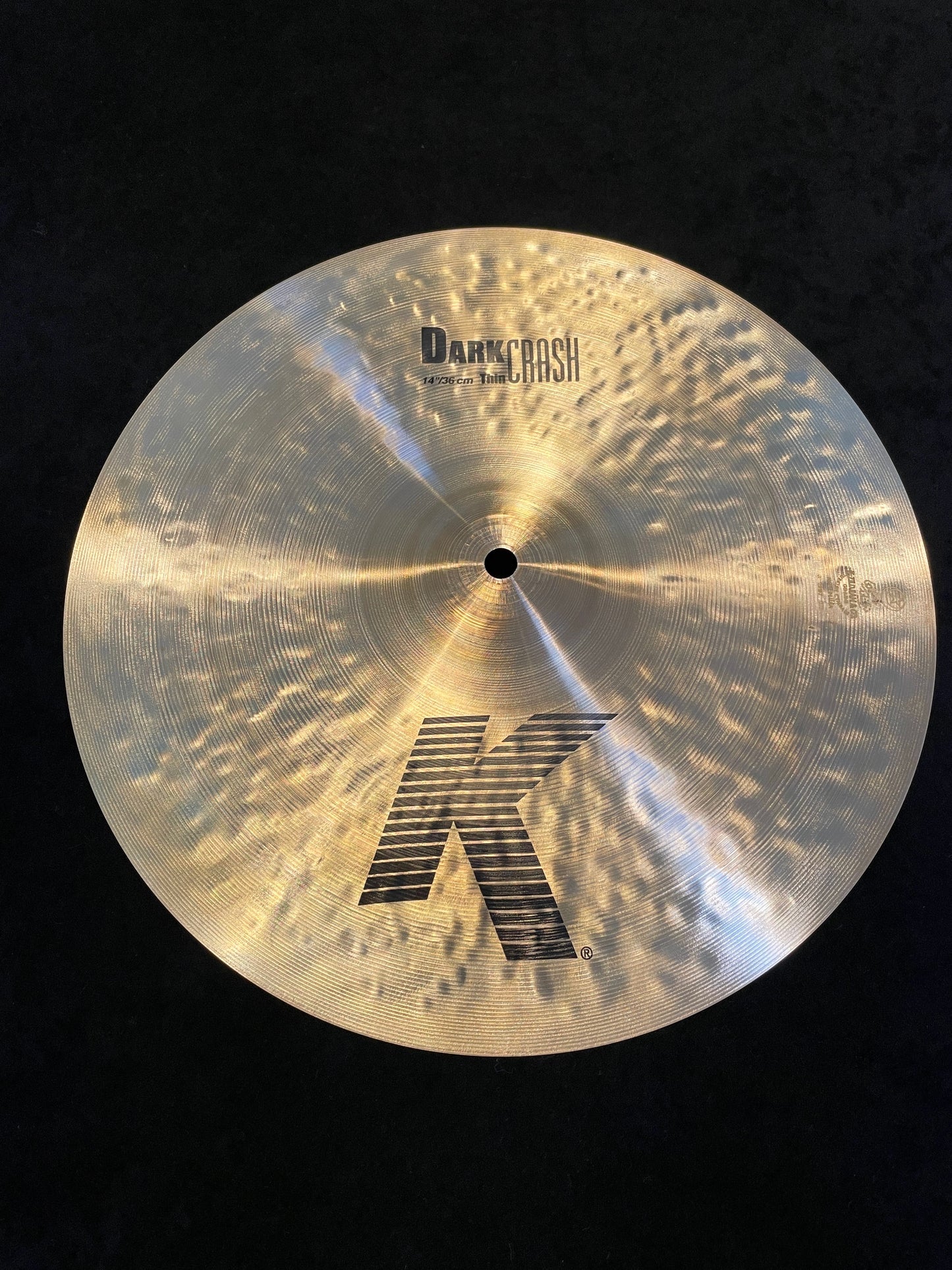 14" Zildjian K Dark Crash Thin Cymbal 748g K0900