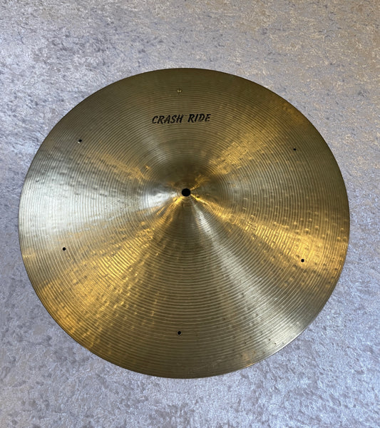 19" Sabian 1980s HH Crash Ride w/ Rivets 1784g #780