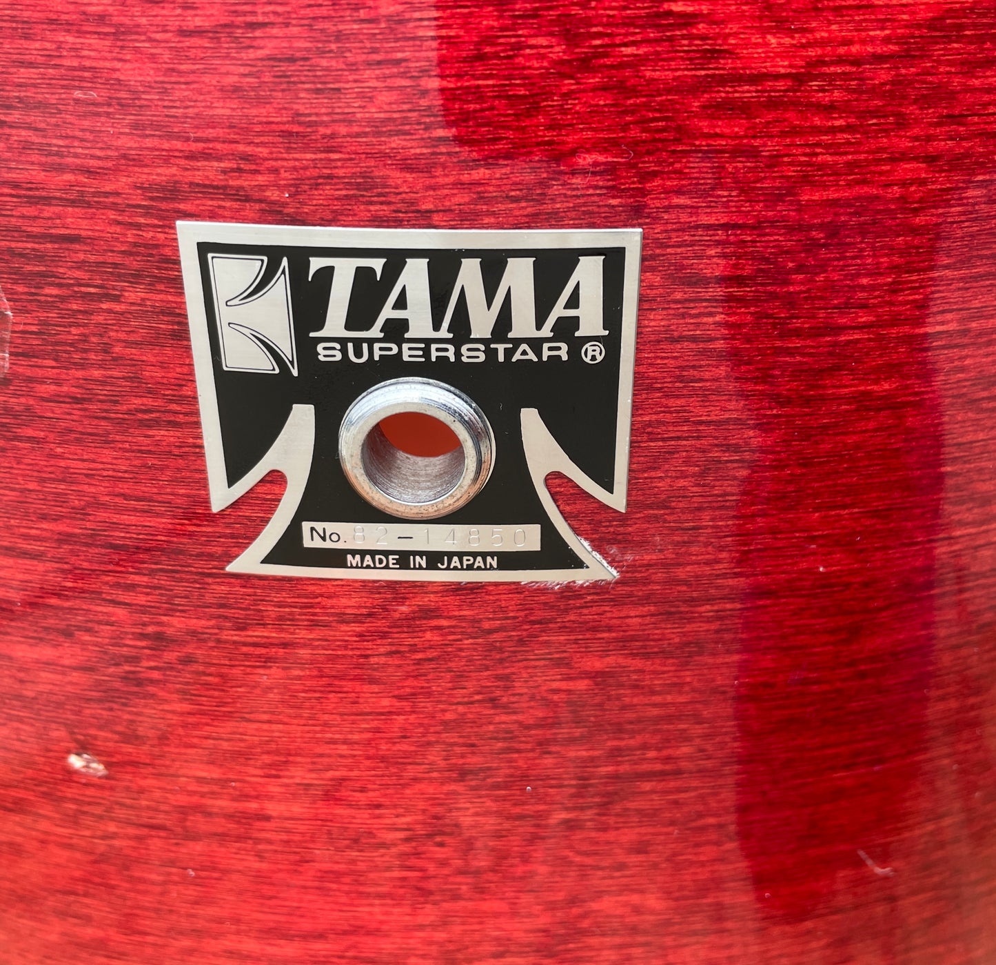 1980s Tama Superstar 16x16 Floor Tom Drum Cherry Wine