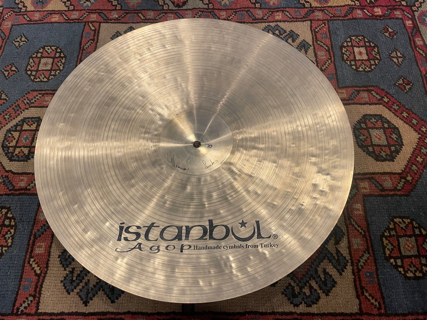 20" Istanbul Agop Traditional Medium Crash Cymbal 1770g *Video Demo*