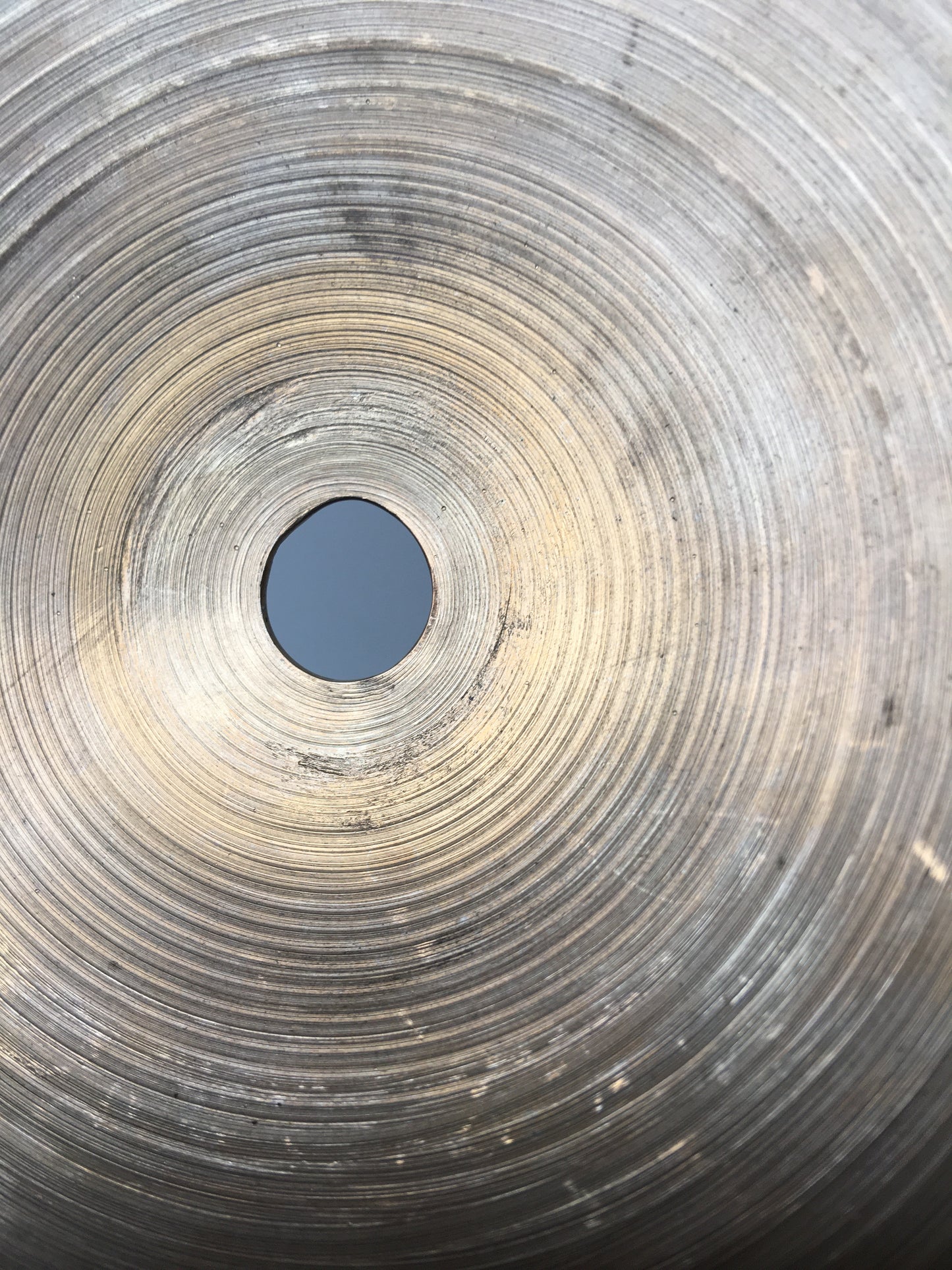 15" 1960s K Zildjian Istanbul New Stamp Hi-Hat / Crash Cymbal 878g #631