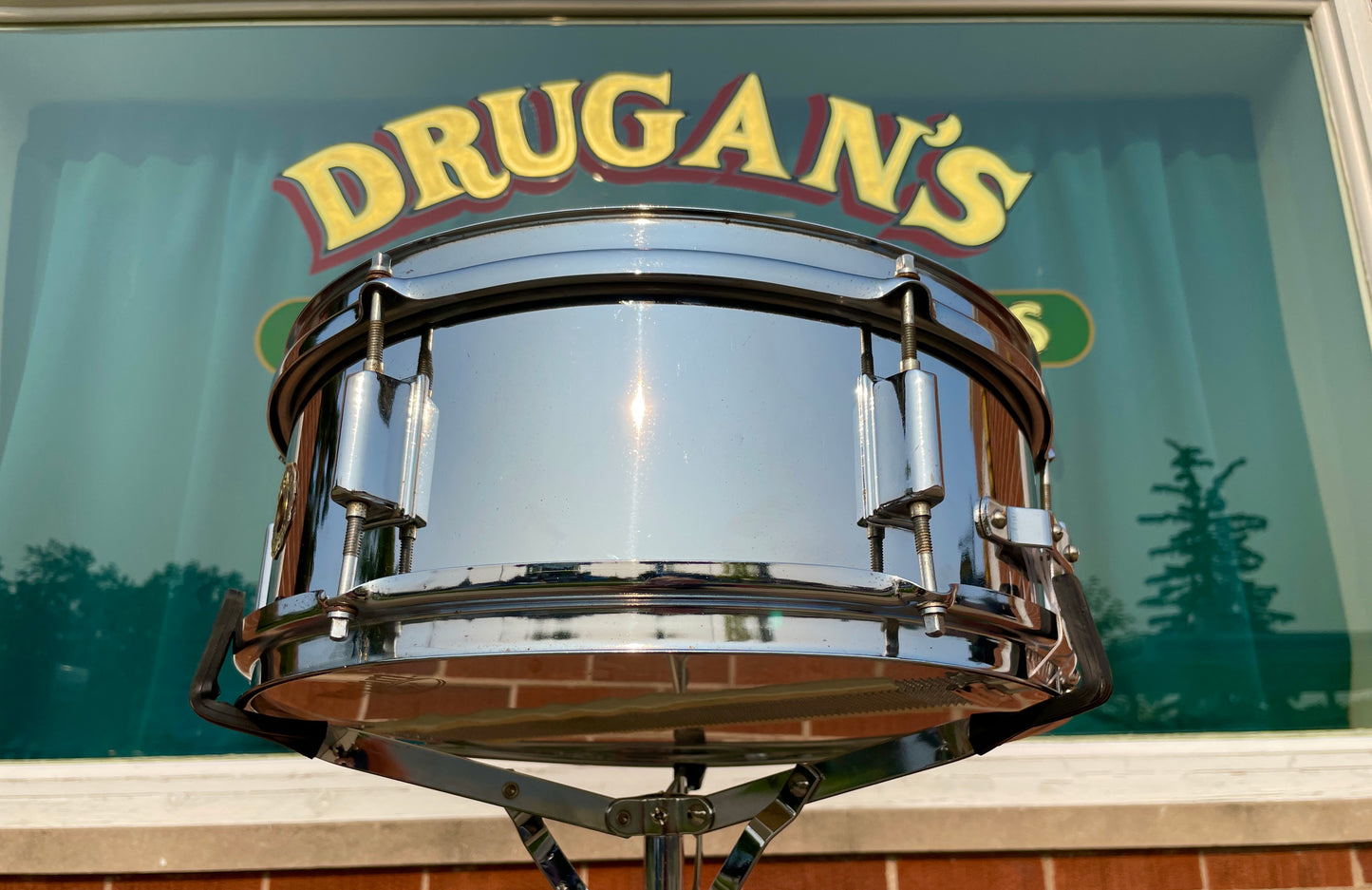 1960s Kent 5.5x14 Snare Drum Chrome Over Steel