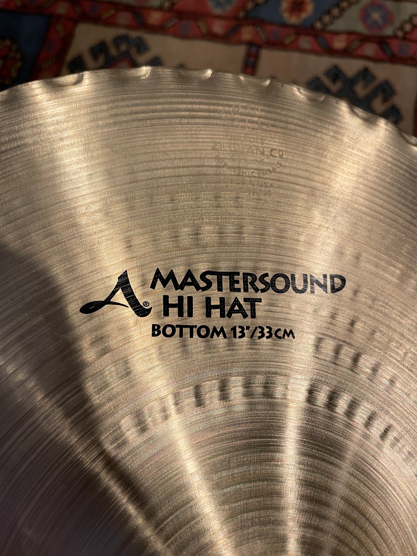 13" Zildjian A Mastersound Hi-Hat Cymbal Pair 864g/1048g