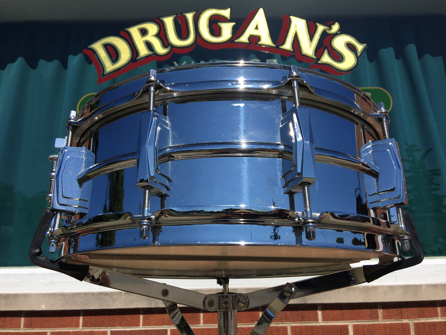 1965 Ludwig Supraphonic LM400 5x14 Snare Drum COB Hoops 100% Original #144XXX