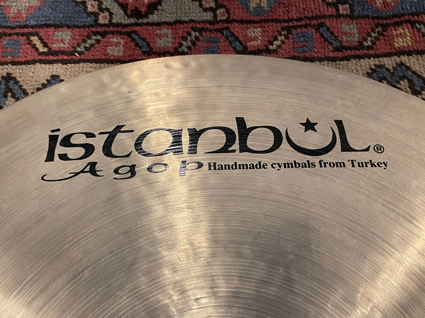 22" Istanbul Agop Traditional Dark Ride Cymbal 2420g