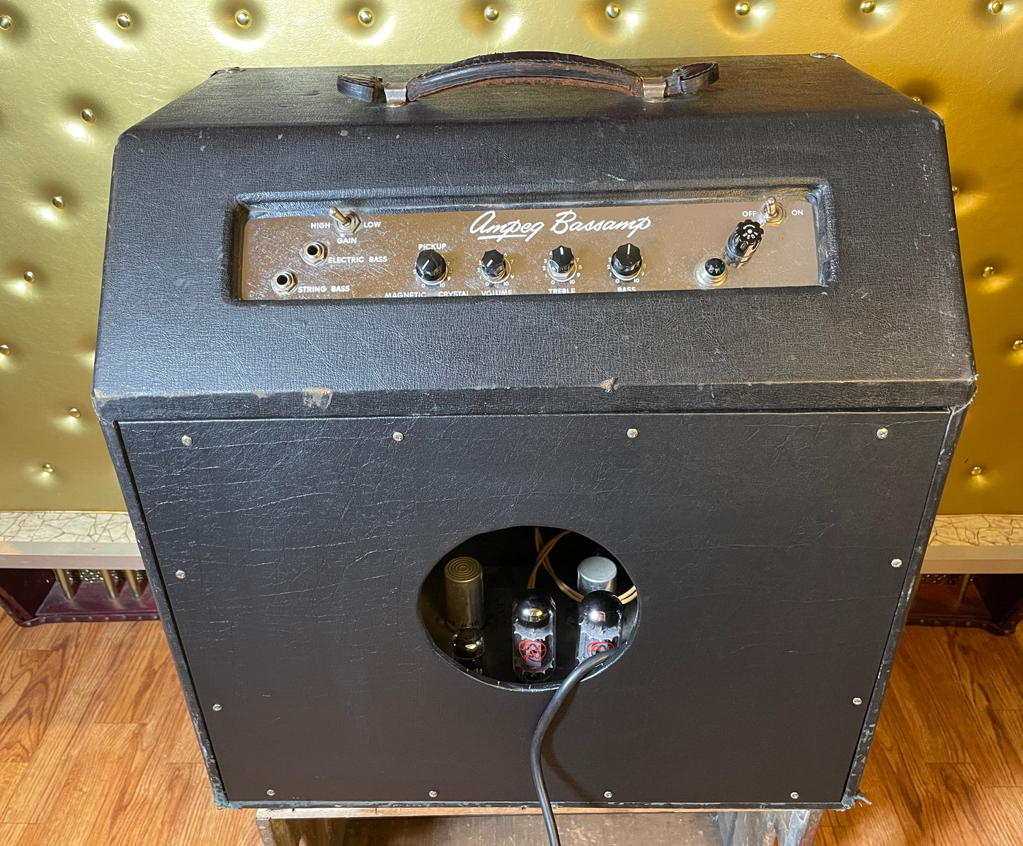 Early 1957 Ampeg Model 825 Bassamp Combo Bass Amplifier