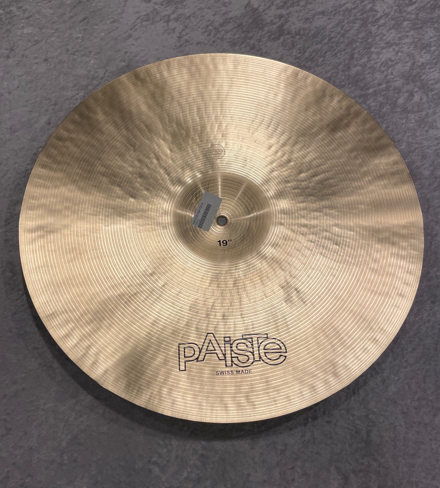 19" Paiste 602 Classic Thin Crash Cymbal 1592g