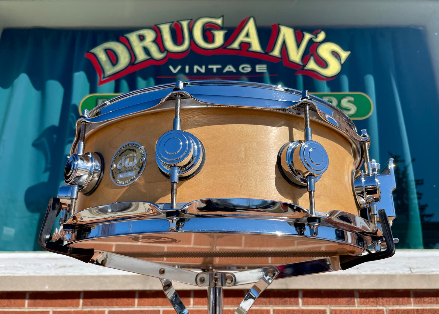 DW Collector's Series 5x14 Maple Snare Drum Natural Drum Workshop Ten & Six