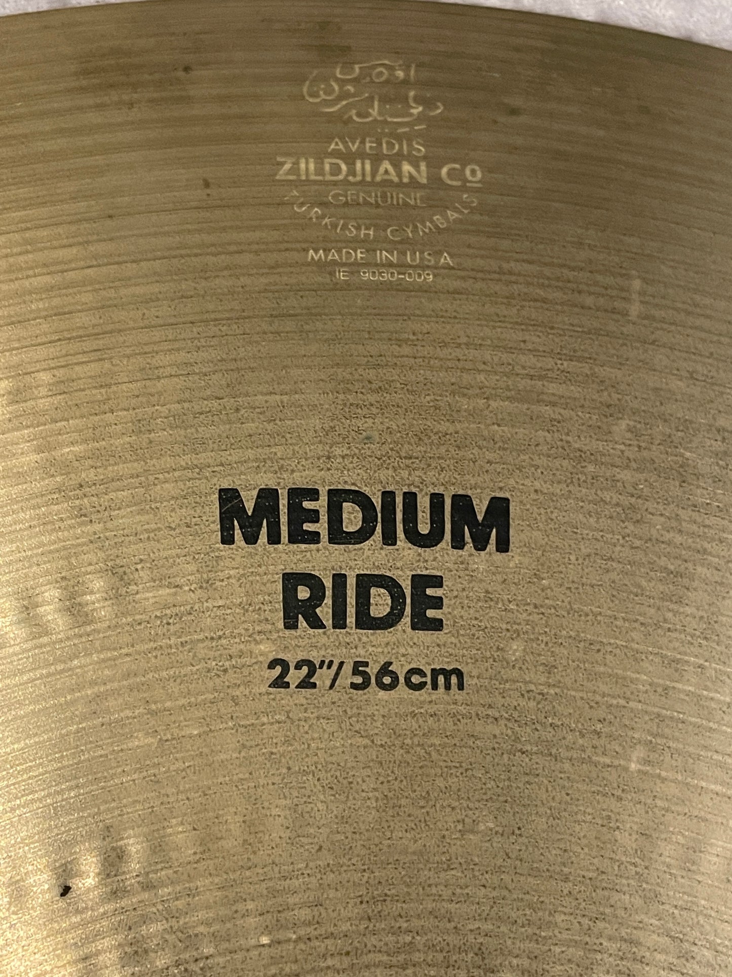 22" Zildjian A Medium Ride Cymbal 3178g #772