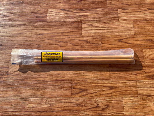 N.O.S. Vintage Slingerland 8A Wood Tip Drum Sticks w/ Original Bag New Old Stock