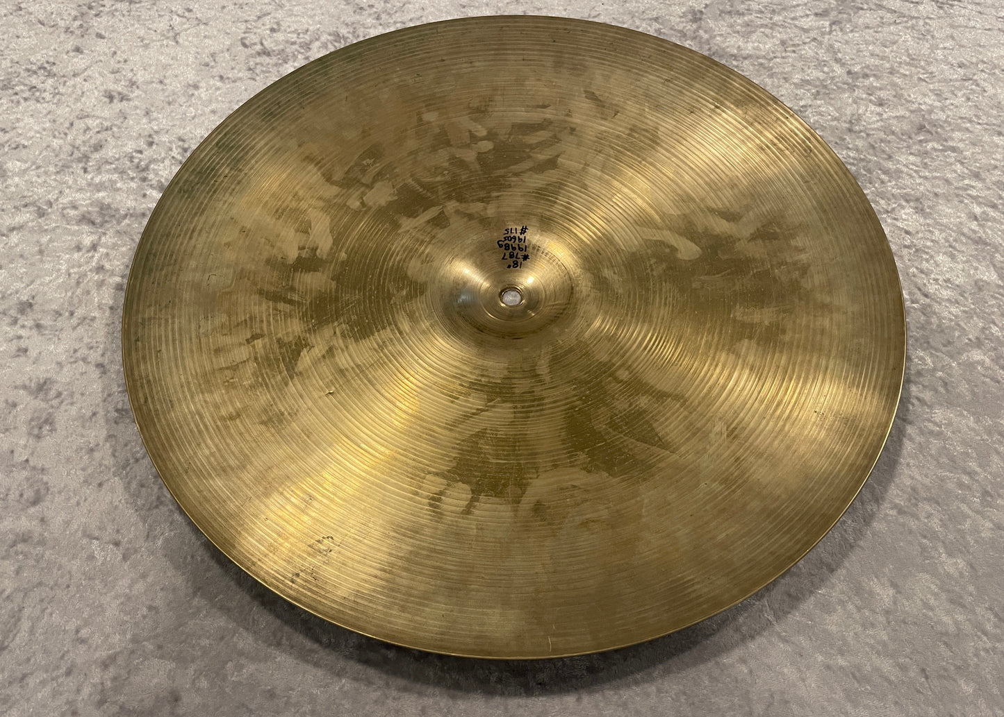 18" Zildjian A 1960s Mini Cup Ride Cymbal 1998g #787