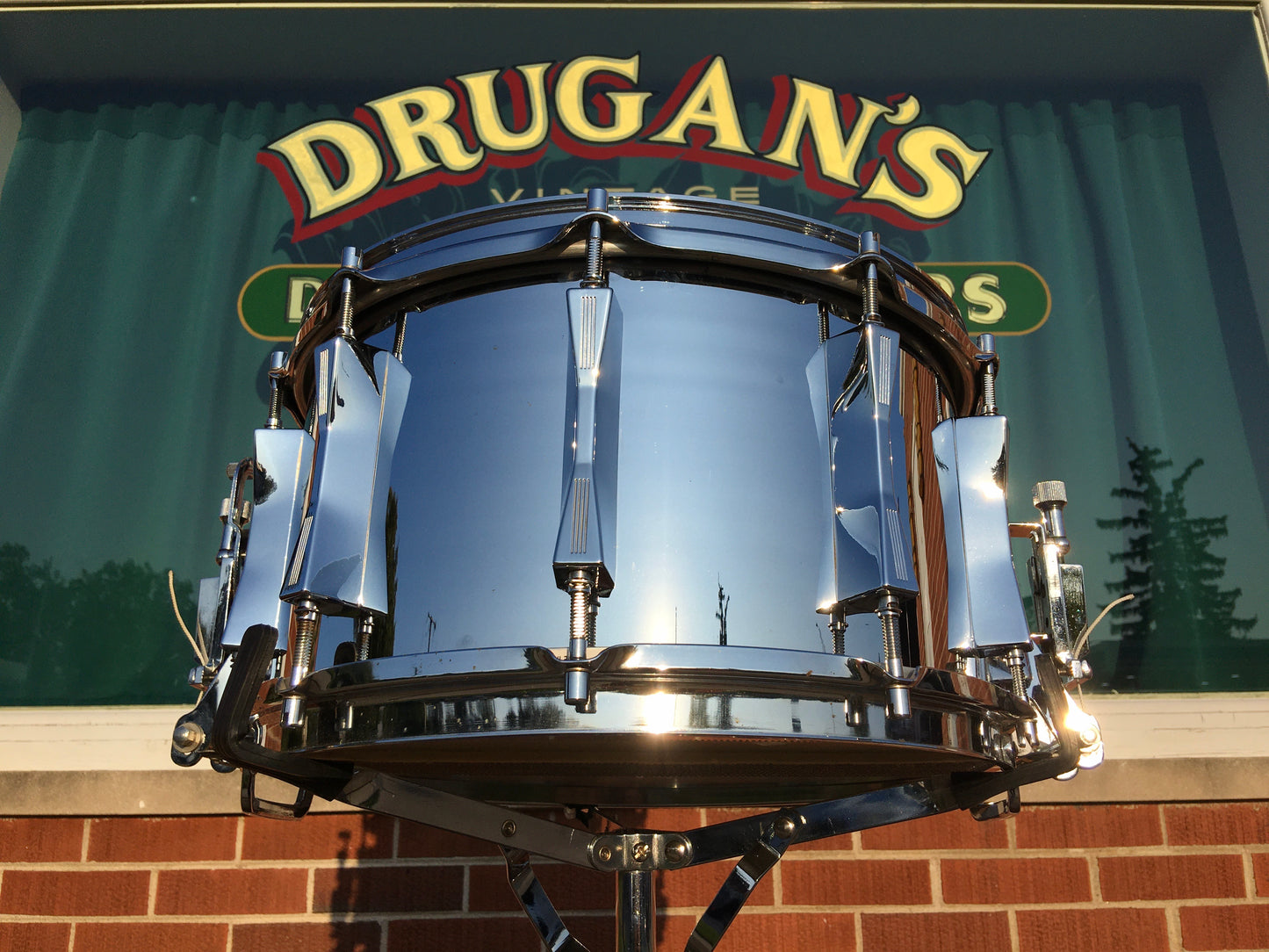 1980s Sonor 8x14 D508X Phonic Plus Ferro-Manganese Snare Drum