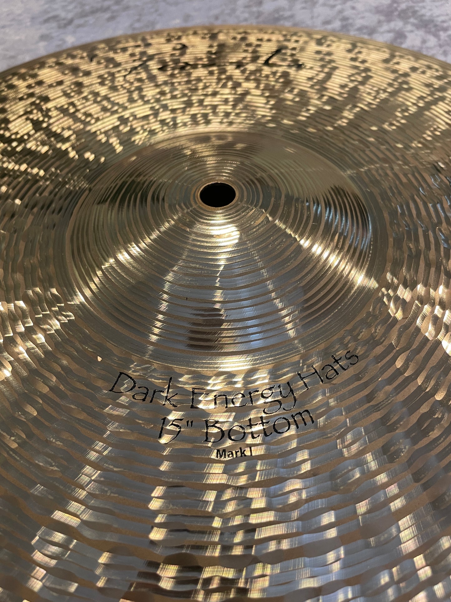 15" Paiste Signature Dark Energy Mark I Hi-Hat Cymbal Pair 1086g/1750g