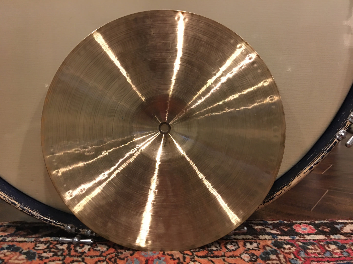 14" Paiste 1977 2002 Heavy Hi-Hat Cymbal Pair 988/1058g