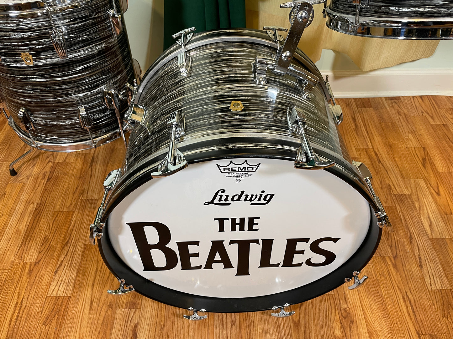 1966 Ludwig Down Beat Drum Set Oyster Black Pearl 20/12/14 Ringo Starr The Beatles