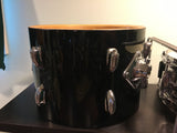 1970s Slingerland 9x13 Tom Drum Shell Black