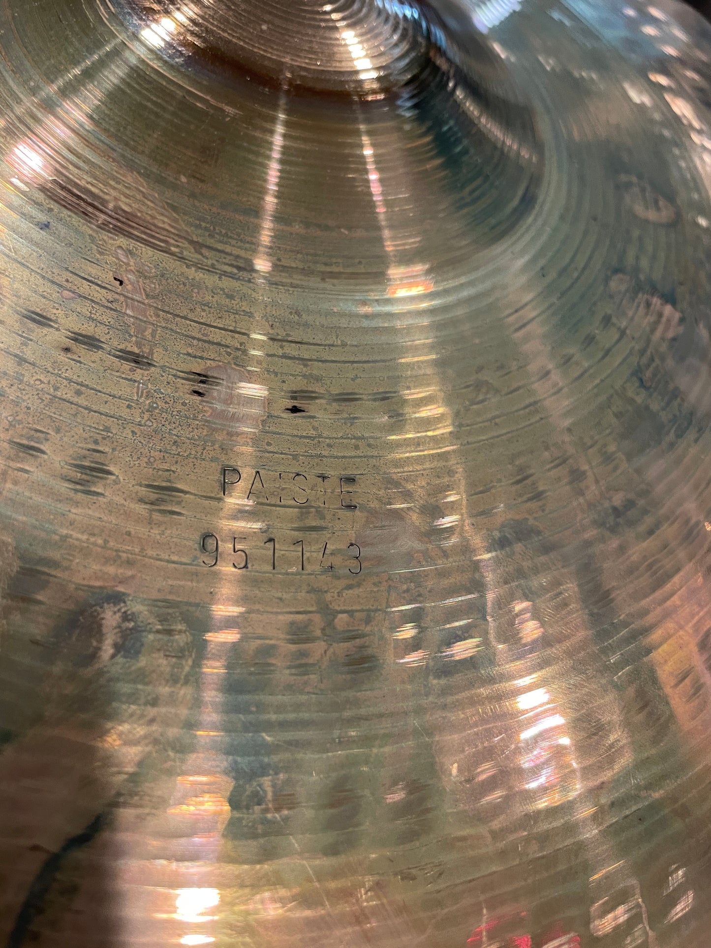 15" Paiste 1989 Signature Series Sound Edge Hi-Hat Cymbal Pair 1378g/1431g #802