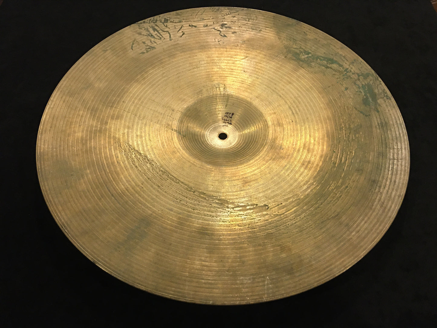 20" Zildjian A Early 1970s Ride Cymbal 2744g #640