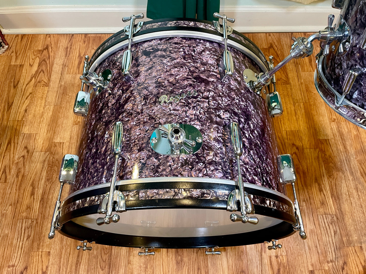 1959 Rogers Holiday Drum Set Purple Diamond Pearl 20/12/16/5x14