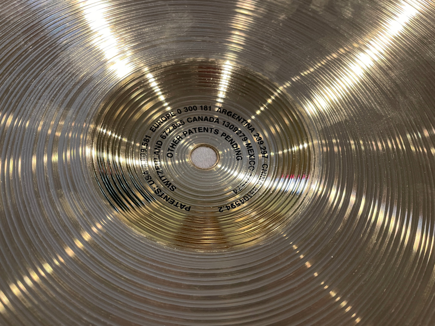 15" Paiste Sound Formula Thin Crash Cymbal 872g