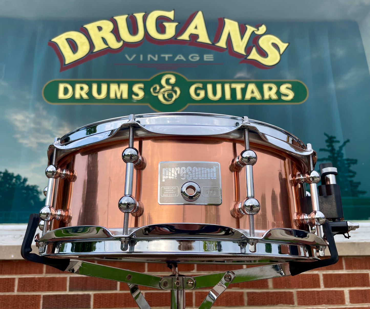 PureSound 5x14 Limited Edition UltraSonic Copper Snare Drum #23 of 100 w/ Original Bag