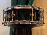 Canopus M-1450 8-Ply 5x14 Maple Snare Drum Black