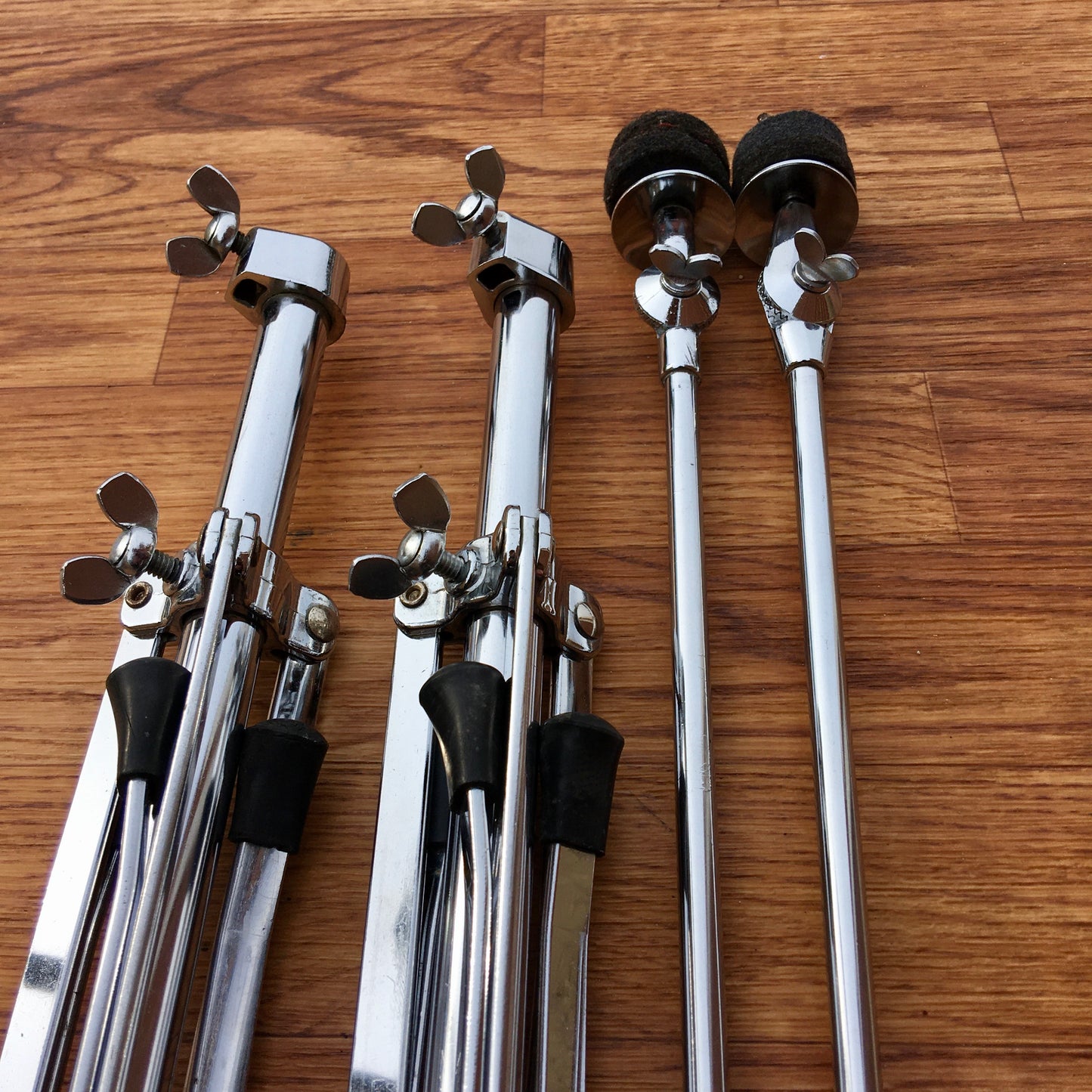 1960s Ludwig 1400 Straight Flat Base Cymbal Stand Pair (2pcs)