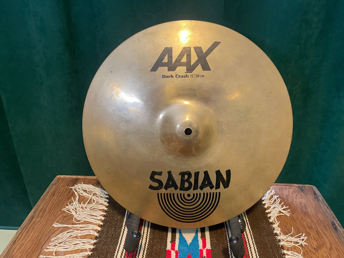 15" Sabian AAX Dark Crash Cymbal 890g