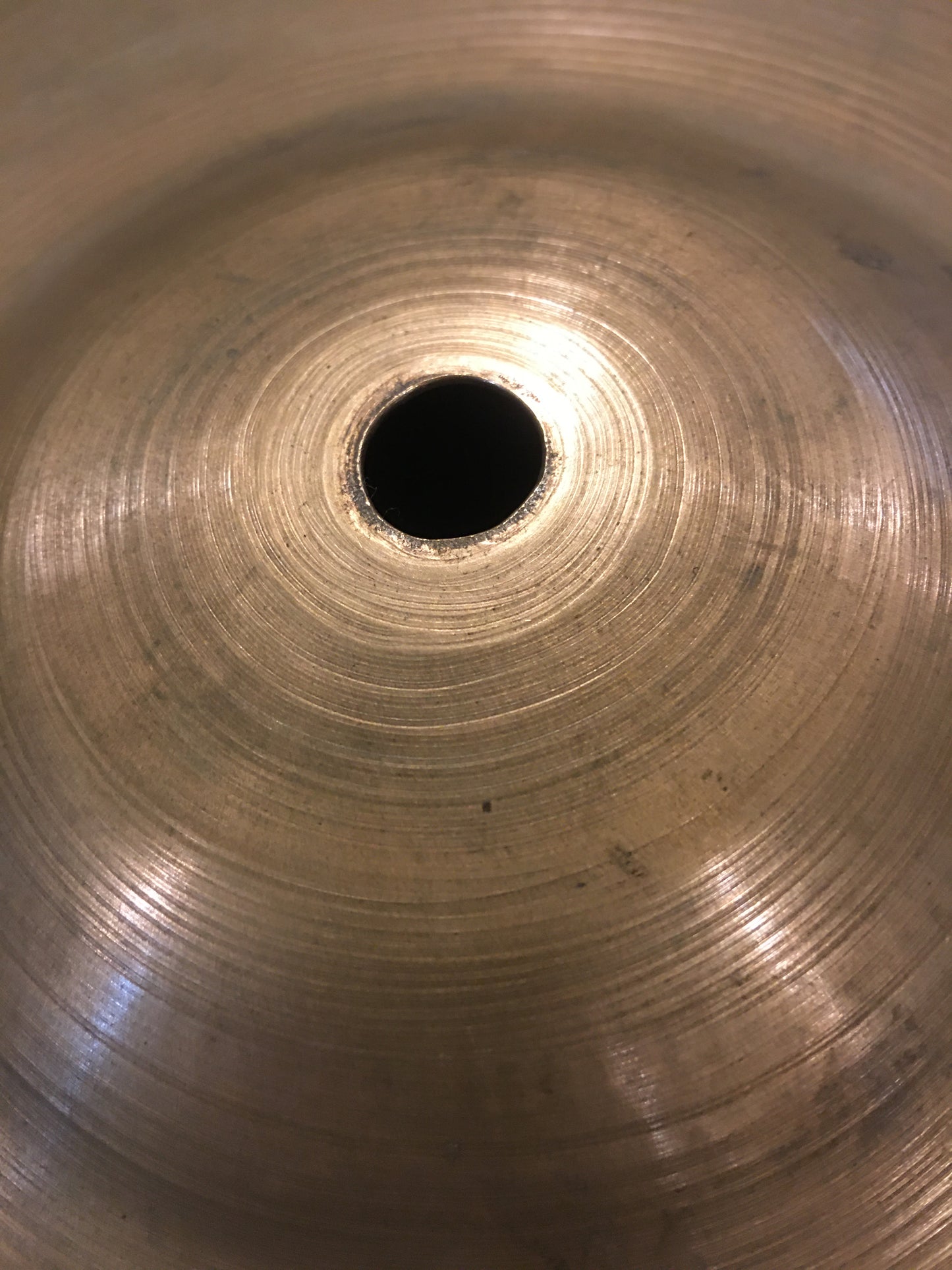 14" (13.75") Zildjian A 1940s Pre-Trans (2nd) Stamp Hi-Hat Cymbals 602g/596g #667 *Sound File*