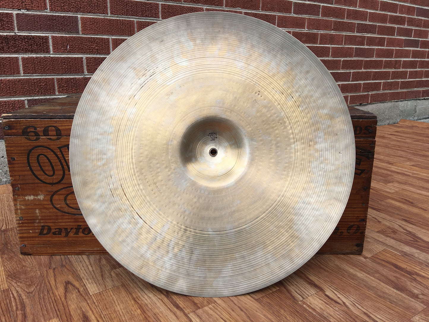 22" 1960s Zildjian A Ride Cymbal 2466g #619