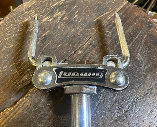 1970s Ludwig No. 781-2 Short Double Tom Post Holder Hollywood Big Beat